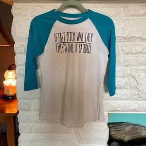 Adidas softball quarter long sleeve shirt.